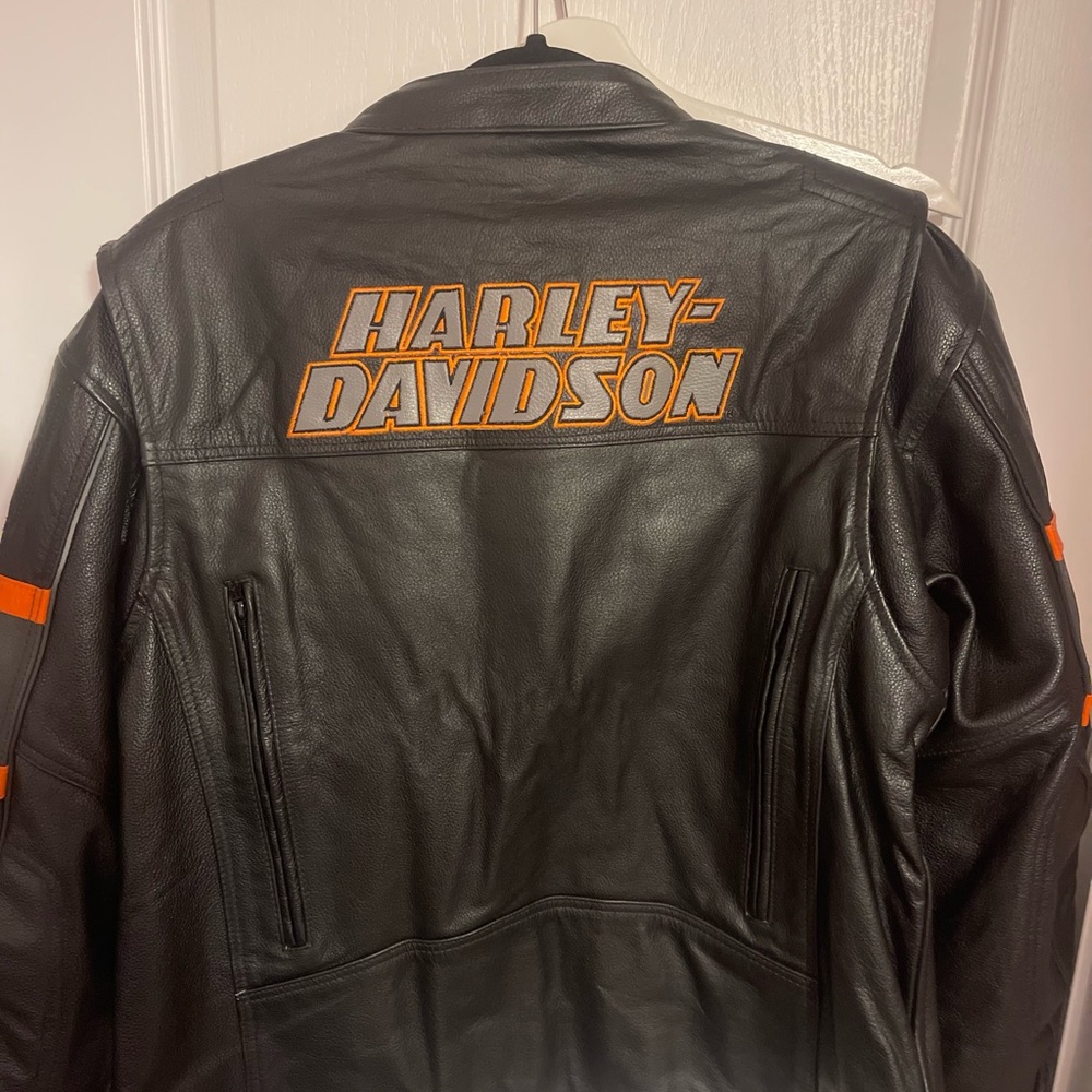 Harley-Davidson Screaming Eagle Men's Large, Real Leather, Brand New with tags!! - Picture 4 of 7